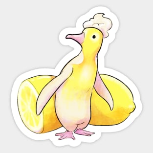 Lemon Meringue Penguin Sticker